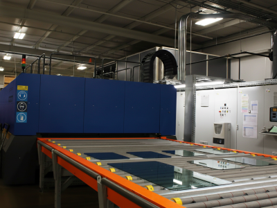 Blue and Orange Oven